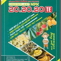 Phân bón NPK 20.20.20+TE - Kali trắng - gói 500gr
